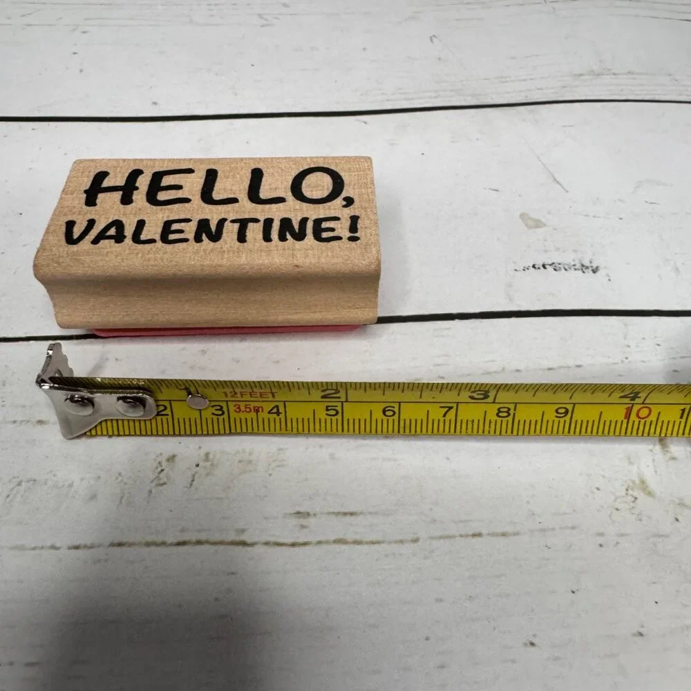 Set Of 4 Recollections Valentine Rubber Stamps With Owl Heart &‎ Arrow Designs